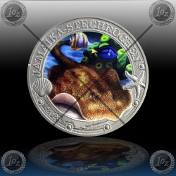 3 EVRO AVSTRIJA 2024 (MARINE LIFE - Jamaika Stechrochen) UNC